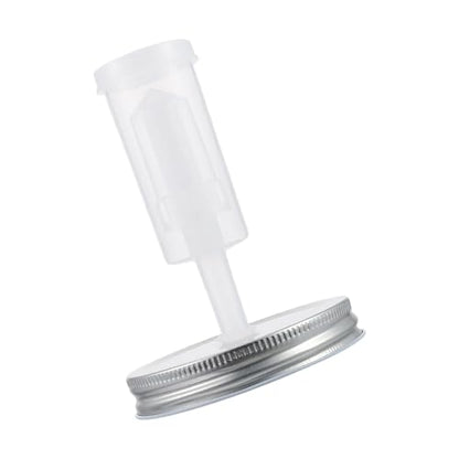 Abaodam Fermenter Jar Lids Fermenting Kit for 87mm Wide Mouth Mason Jars with Airlock Fermentation Lid for Home Canning and Preserving Random Color