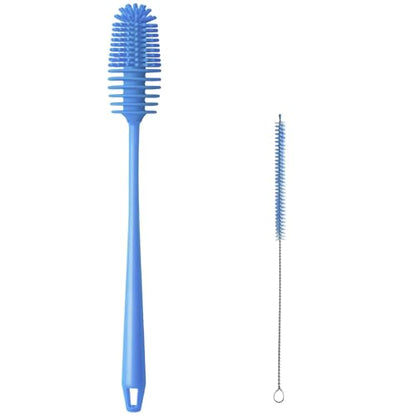 2 in1 Water Bottle Brush with Straw Brush, Cleaning Brush Set