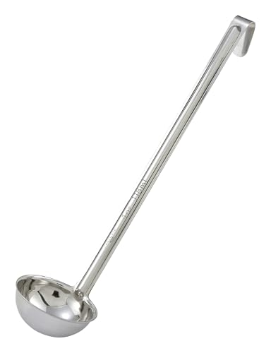 Winco - LDI-4 Winco Stainless Steel Ladle, 4-Ounce - color: Stainless, size: 4 Ounce, style: Professional