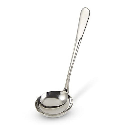 RSVP International Endurance Flatware Collection Stainless Steel, Dishwasher Safe, Gravy Ladle - size: Gravy Ladle