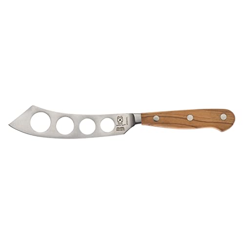 Mercer Culinary Renaissance Olive Wood Soft Cheese Knife, 5-Inch - color: Olive Wood Handle, size: 5-Inch Soft Cheese Knife