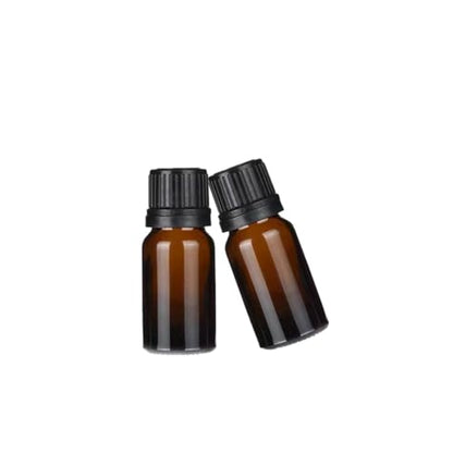 24 Pack 10ml Amber Glass Essential Oils Bottles Empty Glass Dropper Vials Sample Bottle With Orifice Reducer and lid,for Aromatherapy Oils (Amber, 10ml) - color: Amber