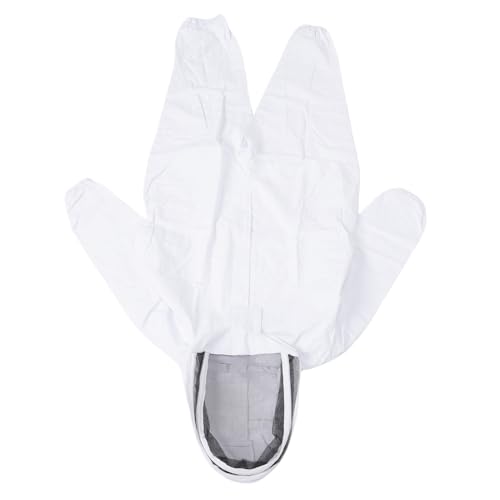 Bee Suit for Honey Harvesting Breathable Nylon Full Body Coverage Detachable Ventilated Hood Lightweight 0.91kg 175-180cm Height Suitable Men Women Beekeeping Apiary Farming