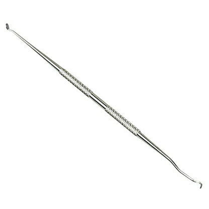 1 Piece Beekeeping Grafting Tool Double Head Beekeeping Grafting Needle Beekeeping Moving Needle Tool Stainless Steel Queen Moving Needle Queen Bee Grafting Tool, Silver