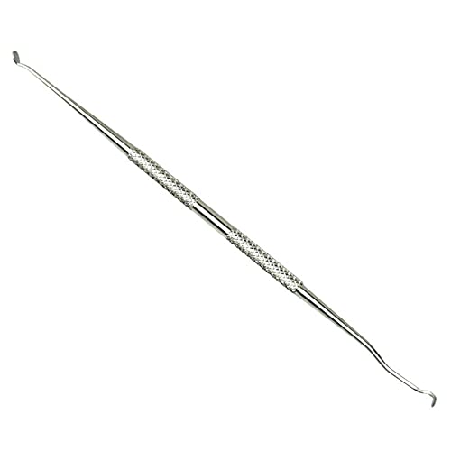 1 Piece Beekeeping Grafting Tool Double Head Beekeeping Grafting Needle Beekeeping Moving Needle Tool Stainless Steel Queen Moving Needle Queen Bee Grafting Tool, Silver