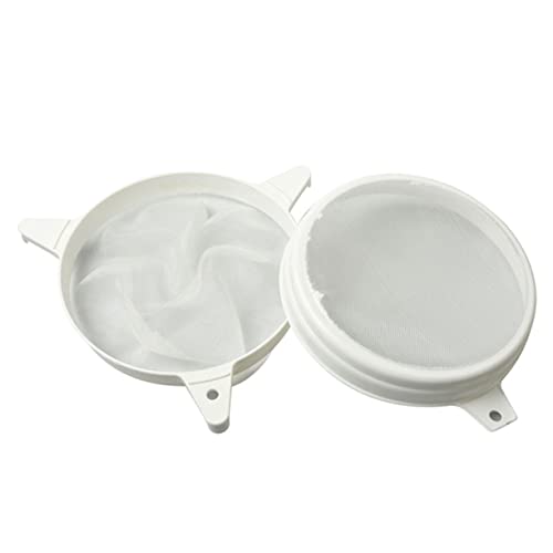 LABRIMP Double Sieve Mesh Sieve Strainer Honey Filter Tool Beekeeping Equipment for Honey Straining