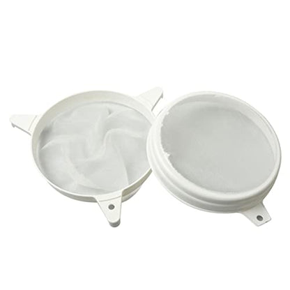 LABRIMP Double Sieve Mesh Sieve Strainer Honey Filter Tool Beekeeping Equipment for Honey Straining