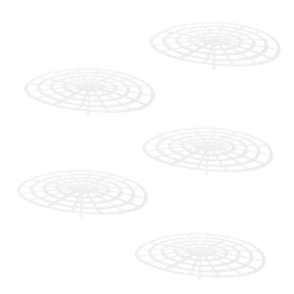 Garneck 5pcs Round Mesh Vegetable Fermentation Press Rack Pickle Keeper with Strainer Efficient Fermenting Weights for Jars Crocks Home Canning and Pickling
