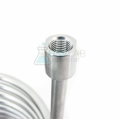 Stainless Steel 304 Condensing Coil - 6" x 6" x 10" - 1/4" FNPT - USAlab