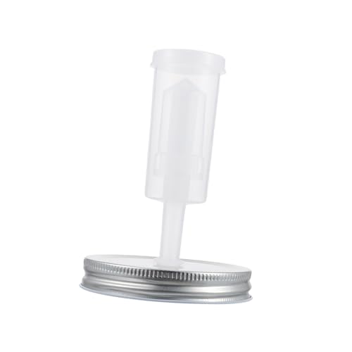LABRIMP Fermenting Lid Set for 87mm Mason Jars Includes 1 Jar Lid and 1 Airlock Fermenter Compatible with Wide Mouth Home Kitchen Fermentation Accessories Random Color