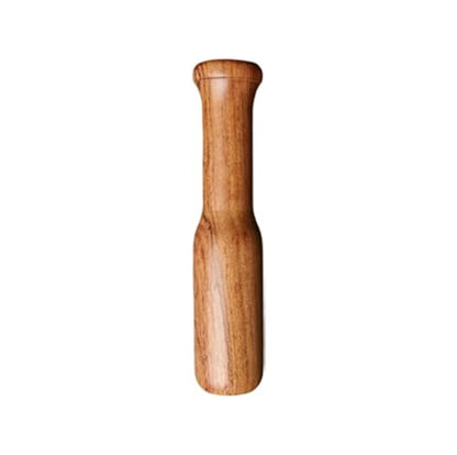 Sauerkraut Pounder Manual Wooden Masher, Vegetable Fermentation Tamper, Pickle Packer Tool, Kitchen Food Prep | Wooden Crusher Tool For Meat Vegetable Pickle Cabbage Food (Khaki) - color: Khaki