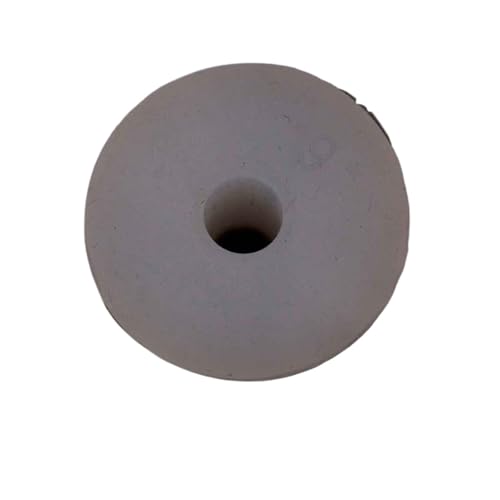 Drilled Silicone Stopper #6 for Carboy - Food Grade Silicone Bung with 8mm Hole for Airlock Use
