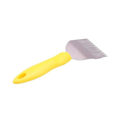 Plastic Handle Scraper Knife for Honeycomb Frames, Lightweight Apiary Accessory for Easy Extraction (yellow) - color: Yellow