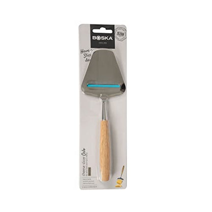 Boska Holland Cheese Slicer and Plane w. European Oak Wood Handle, Flex Steel Blade, 10 Year Guarantee, Life Collection - style: Cheese Slicer - Retail Package