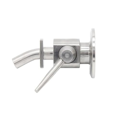 1.5"TC Sample Valve 304 Stainless Steel Sanitary Clamp Brewing Sample Valve Homebrew Conical Fermenter(B) - color: B