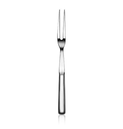 New Star Foodservice Hollow Handle Notched Serving Spoon (Silver, 2 Tine Pot Fork (11.5-Inch)) - size: 2 Tine Pot Fork (11.5-Inch)