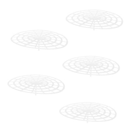 Healifty 5pcs Fermentation Weights Pickle Jar Press Plates with Round Mesh for Kimchi Vegetable Fermenting Canning Supplies Multifunctional Press Rack for Easy Pickle and Sauerkraut