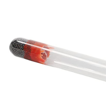 ViaGasaFamido Glass Triple Scale Hydrometer 10Pcs Beer Wine Tester Set with Storage Tube for Home Brewing Measuring