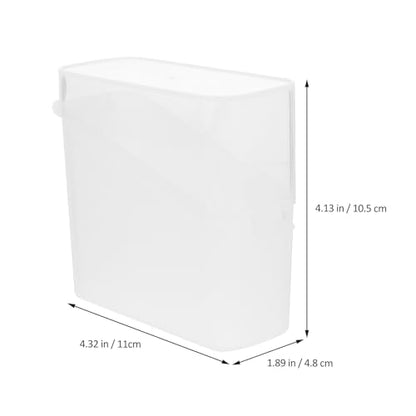 VICASKY Cheese Slice Storage Box with Airtight Lid, Refrigerator Food Container for Cheese and Tea Bag Organization, Mini Fridge Storage Case for Kitchen Use,