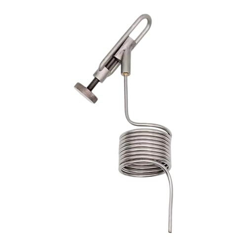 Beer Sampling Valve Coil, Practical, Easy-to-Install, Lightweight Dehumidification and Fermentation Vessel Accessory for Home, Style B