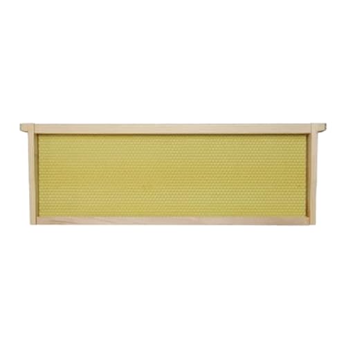 Mann Lake Premium Beekeeping Frames, Fully Assembled, Enhanced Max Wax Coating for Rapid Comb Drawing, Universal Fit, BPA & BPS Free, 6 1/4 Inches, Natural, 20-Pack