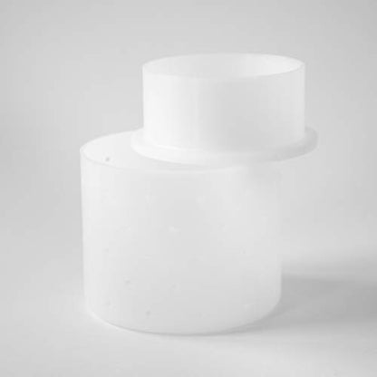 CHEESE MAKING MOLD 3- CYLINDER, BASE AND FOLLOWER
