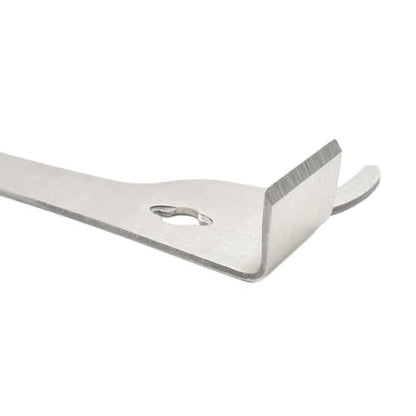 GLHT-2ENDHOOK 10 Inch Stainless Steel Standard Beehive Frame Lifter and Scraper J Hook Tool