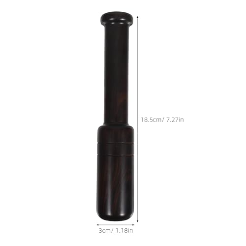 2Pcs Vegetable Fermentation Tamper Wooden Sauerkraut Pounder Black Fermentation Tamper Stick for Cabbage Pickled Vegetables Manual Grinding Rod Kitchen