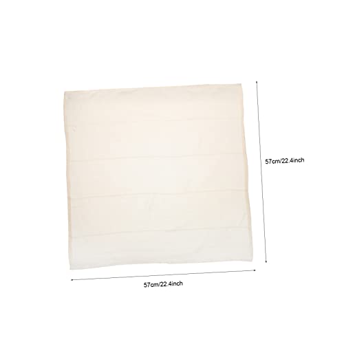 4Pcs Cotton Muslin Filter Cloth White Reusable Straining Fabric for Cooking Tofu Draining Nut Milk and Crafting Healthy and Sanitary No Fluorescent Agents