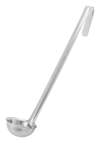 Winco Prime One Piece Stainless Steel Ladle, NSF Listed, 1 Ounce - color: Stainless, size: 1 Ounce, style: Prime