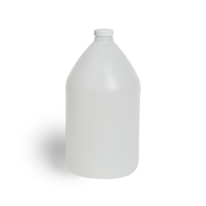 FastRack 1-Pack 1 Gallon Water Bottle - Round Plastic Jug Container with Lid | White Food Grade Gallon Water Jug, BPA-Free, Leak-Proof Pitcher with Lid Fermentation, Brewing, Storage & More - size: 1 x 1 Gallon