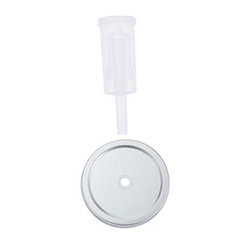 Fermenter Jar Lids Kit for Wide Mouth Mason Jars, 87mm Diameter, Includes 1 Lid and 1 Fermentation Airlock, Suitable for Pickling and Sourdough Proofing in Kitchen Random Color
