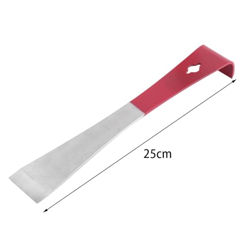 2PCS Stainless Steel Hive Scraper Tools, Hook Design Bee Hive Frame Lifter and Scraper Essential Beekeepers Beekeeping Equipment Hive Hand Tool for Beekeeper