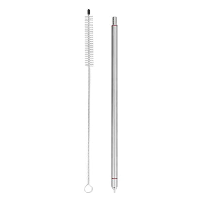 Beer Bottle Filler, Siphoning Kit Wine Bottle Filler, Auto Siphon Regular Stainless Steel with Tubing Clamp for Home Brewing Small Batches