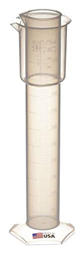 141805 Translucent Polypropylene 500mL Hydrometer Jar