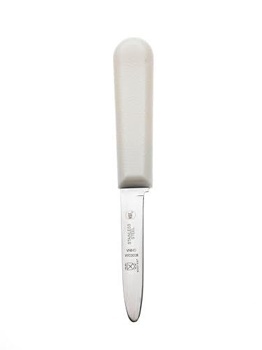 Mercer Culinary Clam Knife with Poly Handle, 3-1/4, White - size: 3.3", style: Clam Knife 3 1/4 Inch
