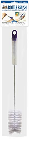 Miller Manufacturing Bottle Brush Extra-Long Flexible Handle Cleaning Tubes Caps
