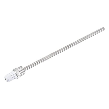 uxcell 8mm Dia G1/2 Thermowell Weldless Stainless Steel 304 with Cable Gland 250mm Length for Beer Fermenter, White - color: White, size: G1/2 x 250mm
