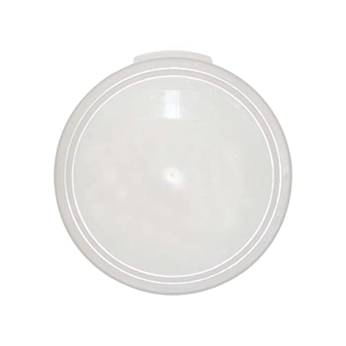 TrueCraftware- Translucent Round Polypropylene Food Storage Container Lid Fits 2 and 4 Qt. Round Containers Replacement Lid for Meal Prep Kitchen Pantry Commercial Restaurant - color: Lid - Fits 2&4qt