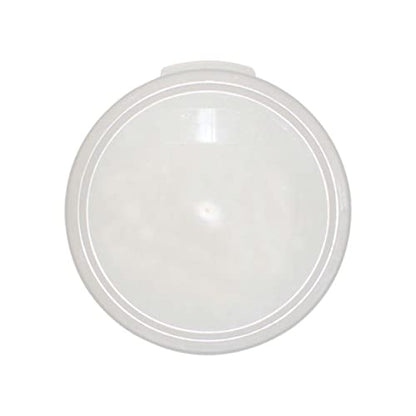 TrueCraftware- Translucent Round Polypropylene Food Storage Container Lid Fits 2 and 4 Qt. Round Containers Replacement Lid for Meal Prep Kitchen Pantry Commercial Restaurant - color: Lid - Fits 2&4qt