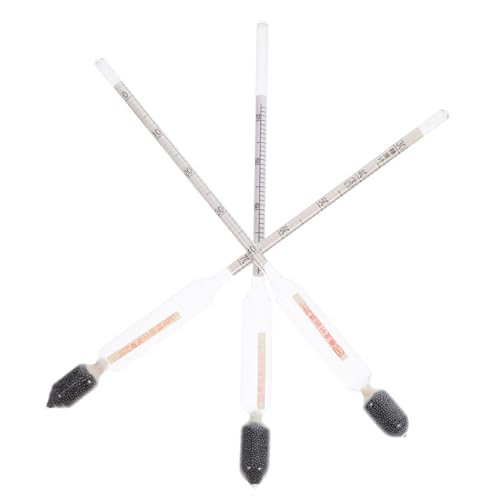 Cabilock 12pcs Sugar Scale Hydrometer for Accurate Syrup and Liquid Sugar Measurement Triple Scale Design for and Juice Essential Tool for Home Brewing and Cooking
