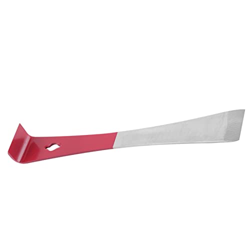 Stainless Steel Painted Red Beehive Scraper Beekeeping Tool Durable Sturdy Equipment for Scraping Wax Propolis from Frames Hive Walls Beekeepers Red Silver 25cm 1pc