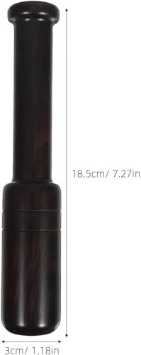 2pcs Wooden Sauerkraut Pounder Black Fermentation Tamper Stick Manual Pickled Vegetable Masher Grinding Rod Kitchen Wood