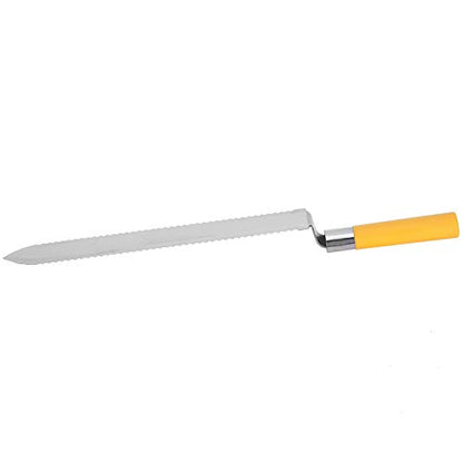 Professional Stainless Steel Serrated Honey Uncapping Knife Beekeeping Tool for Harvesting Honey Wax Propolis Durable Ergonomic Handle 41.5cm Beekeeper Essential