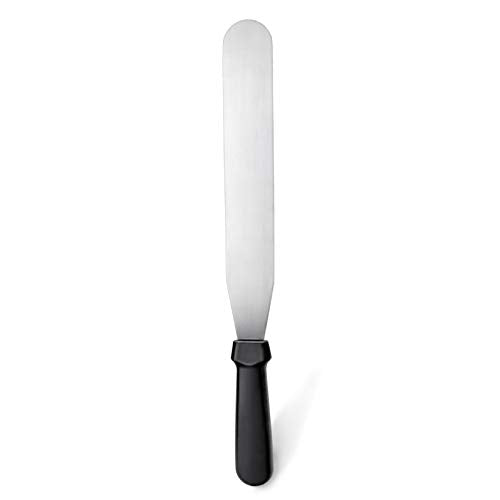 New Star Foodservice Straight Icing Spatula, 10 Inch Blade, 15 Inch Overall, Bakery-Grade Stainless Steel Cake Decorating Spatula - size: 10-Inch Straight