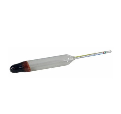Milk Densimeter 15-40 for Temperature and Density Measurement Milk Hydrometer Glass Float Thermometer Pack of 1 pcs