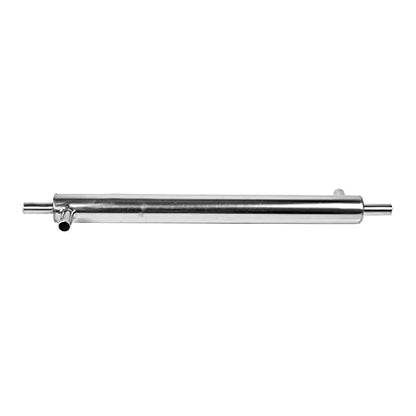 Fdit Cooler Distiller Condenser, 304 Stainless Steel External Cooling Pipe Tube for Home Brewery