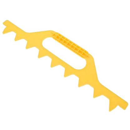 Ciieeo Plastic Beekeeping Hive Frame Spacer Strip Scraper Tool, Yellow 8-Frame Set for Hive Spacing and Bee Box Management in Beekeeping Supplies