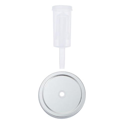 KALLORY Fermenting Jar Lids Kit for 87mm Wide Mouth Mason Jars Airlock Fermenter Lid Set and 1 Fermentation Tool Kitchen Supplies for Pickles and Kimchi Preservation Random Color