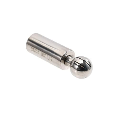 Rotating CIP Spray Ball with 1/2" Male BSPT Connection Stainless Steel 304 Homebrew Conical Fermenter Brew Kettle Keg CIP Washin